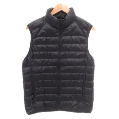 ユニクロ UNIQLO ウルトラライトダウンベスト キルティング スタンドカラー M 紺 ネイビー /YJ ■GY61