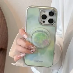 新品未使用 iphone13 ケースMagSafe対応グリーンオーロラiPhoneケース