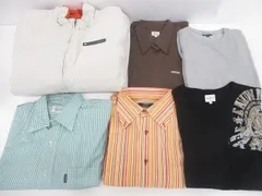  良品 ポールスミス ニューヨーカー カルバンクライン他 リバーシブルブルゾン ベスト 長袖/半袖シャツ等6点 L メンズ