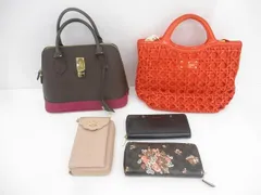  サマンサタバサ COACH ケイトスペード 等 レディアゼル ハンドバッグ ショルダーバッグ 長財布 等 5点 レディース 中古