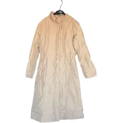 avv MICHEL KLEIN PARIS ロングダウンコート 中綿ロングコート ベージュ レディース【Z1752】