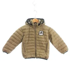 エクストララージキッズ X-LARGE KIDS ダウンジャケット フード ロゴラバー 9404311-199 ベージュ系 100