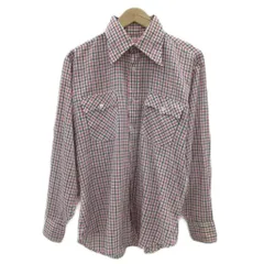 リーバイス Levi's カジュアルシャツ 長袖 L 赤 レッド グラフチェック柄 /YS40 ■GY61