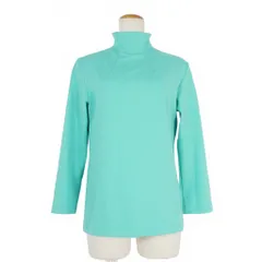 ノワールケイニノミヤ  kei ninomiya 23SS ストレッチ ハイネック カットソー 長袖 M ターコイズブルー 青 3K-T007のサムネイル