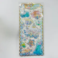 シナモロール　キラキラ　ウォーターinシール　クラックス　シナモン・サンリオ　4550451350767