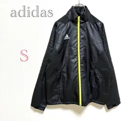 アディダス　adidas【S】ウィンドブレーカー　胸ロゴ　パフォーマンスロゴ　スポーツ　バイカラー　羽織　ジャージ