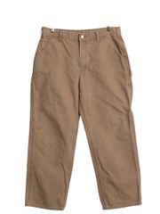 フェード◎USA Carhartt B12 ダックペインター 42×32 モカ茶 - メルカリ
