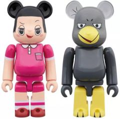 [중고] 피규어 BE@RBRICK-베어브릭- 치코 짱 & 쿄에 짱 100% 2PACK [치코 짱에게 꾸짖는!]