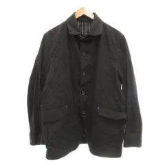 インターメッツォ INTERMEZZO 美品 スイングトップ ジャケット ブルゾン リネン混 L 黒 ブラック /YJ ■GY59