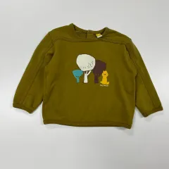 90オススメ(100) モイモルン カーキ 長袖Tシャツ