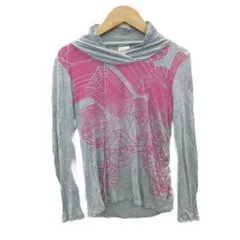 ディーゼル DIESEL Tシャツ カットソー L グレー 総柄 /SM20 ■GY58