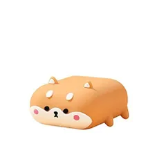 Apple 保護ケース エアーポッズ カバー 柴犬 しばけん シリコンカバー かわいい アニマル AirPods第2世代と第1世代に適用 キャラクター 耐衝撃 ケース (AirPods 用 1 / AirPods 2)