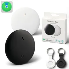 【Designed in Japan×2025年最新×2個セット】Pouris エアタグ 安心の日本設計 超高精度 airtag 紛失防止タグ （Apple「探す」に対応) IOS専用 MFI認証品 Find Myタグ gps タグ スマートトラッカー ス 1