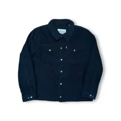 リーバイス ブラック コーデュロイ シェルパ トラッカー ジャケット