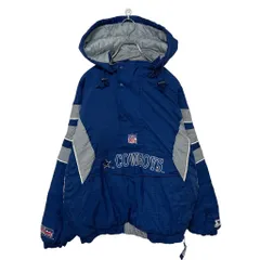 【STARTER】 90s NFL Dallas Cowboys Padded Anorak Parka カウボーイズ 中綿入りアノラックパーカー S-4179