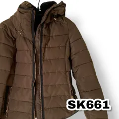 ZARA BASIC（ザラベーシック）ダウンジャケット ブラウン系色 Sサイズ レディースジャケット　管理SK661