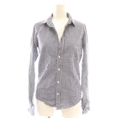 フランク&アイリーン Frank&Eileen シャツ ギンガムチェック 長袖 XXS ブルー ホワイト /DF ■GY57