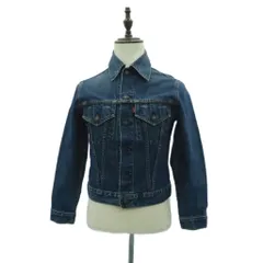 リーバイス Levi's デニムジャケット Gジャン ジージャン ミドル丈 S ネイビー /HO18 ■GY61