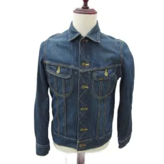 リー LEE RIDERS デニムジャケット Gジャン ジージャン M 青 ブルー ミドル丈 A10013 /YS10 ■GY61