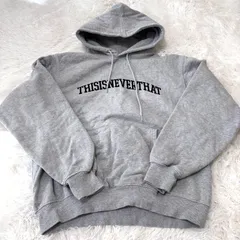 古着 thisisneverthat ディスイズネバーザット パーカー グレー 2512-404