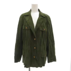 レリアン Leilian ジャケット 13 カーキ 総裏地 シングル ノーベント /AE ■GY53