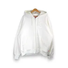 SUPREME 25aw S LOGO ZIP UP HOODED SWEATSHIRT WHITE サイズXL シュプリーム Sロゴ ジップアップ フーデッド スウェットシャツ パーカー トップス 大名店