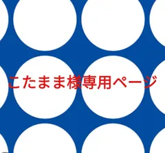 こたまま様専用ページです。
