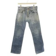 ギャップ GAP デニムパンツ ジーンズ  青 ブルー 無地 ウォッシュ加工 ストレートレッグ /LP ■GY61