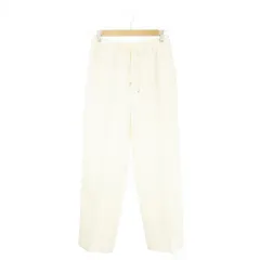 グリーンレーベルリラクシング ユナイテッドアローズ green label relaxing ワイドパンツ イージー 38 白 ホワイト 無地 フルレングス /AO29 ■GY60