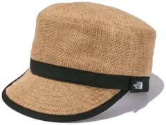 ザ・ノース・フェイス THE NORTH FACE アウトドア ハイクキャップ キッズ ボーイズ ガールズ 熱中症対策 ウォッシャブル 麦わら風 速乾 コンパクト 帽子 折り畳み ロゴ入り ベビーサイズ対応 サイズ調節可能  NNJ02307 NA ナチュラル