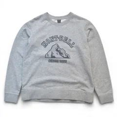 mont-bell モンベル スウェットシャツ コットン トレーナー サイズM 2104644 メンズ グレー