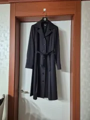 LEONARD NEWYORK ブラック ロング コート