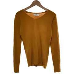 【中古】AZUL BY MOUSSY　セーター　長袖　ニット　トップス　Vネック　無地　古着　/2403