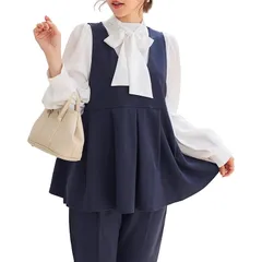 【新品】 [神戸レタス][ セレモニー ] スーツ セットアップ 3点セット マルチウェイ ママ フォーマル 入学式 入園式 卒業式 卒園式 母 上品 仕事 通勤[X489] M ネイビーオフ 1