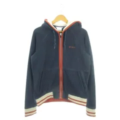 コロンビア Columbia フリースパーカー ジップアップ アウトドアウエア M 紺 ネイビー ロゴ刺繍 216 0316 40026 /MN7 ■GY61