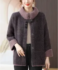 フェイクファー コート ジャケット ママ服 プレゼント用 オススメ (新品)