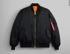 アルファ インダストリーズ MA-1 ブラック ブルゾン ジャケット xs