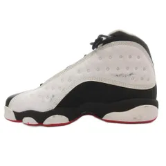 ナイキ NIKE エアジョーダン 13 レトロ AIR JORDAN 13 RETRO GS ハイカットスニーカー シューズ 414574-112 23.5cm 白 ホワイト 黒 ブラック /GV