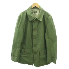 エディーバウアー EDDIE BAUER ステンカラーコート コットン ナイロンミドル丈 L カーキ 0108のサムネイル