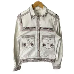 イザベル マラン エトワール ISABEL MARANT ETOILE 刺繍ジャケット トラッカージャケット ジャケット 36 ホワイトのサムネイル