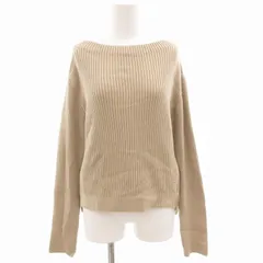 ガリャルダガランテ GALLARDAGALANTE リブニット セーター 長袖 プルオーバー F ベージュ /GV ■GY03