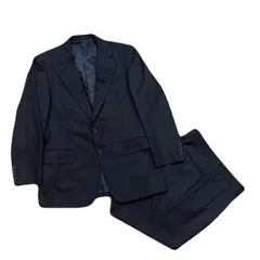 バーバリーズ　スーツ　セットアップ　AB5 ウール100% 日本製　格子柄 Mサイズ相当