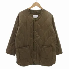 ユナイテッドアローズ A DAY IN THE LIFE UNITED ARROWS キルティングコート ジャケット ライナー ナイロン 中綿 カーキ /FF ■GY14