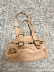 ヴィヴィアン・ウエストウッド ピーチベージュ トートバッグ ショルダーバッグ