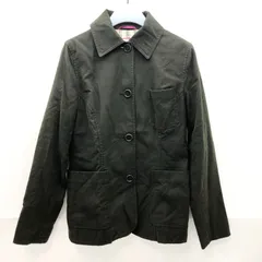 Paul Smith JEANS レディース ジャケット カーキ グリーン系 40サイズ ストライプ ポールスミスジーンズSGMT26-0312