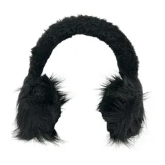 UGG(アグ) 小物美品  - 黒×白 イヤーマフ／耳あて