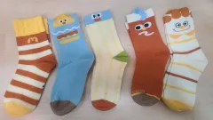 キャラクターデザイン 靴下 5足 セット