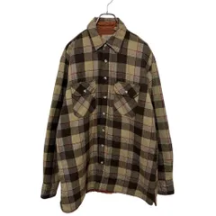 【Sears】 70～80s Check Padded CPO Jacket Vintage チェック 中綿入りCPOジャケット S-4209