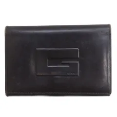 グッチ GUCCI レザー 三つ折り 財布 ブラウン系