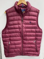 Mオススメ/クリーニング済 ポロ ラルフローレン 軽量ダウンベスト